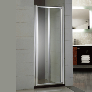 Hotel Oprawione Clear Glass Corner Drzwi prysznicowe Bifold (HB-B900)